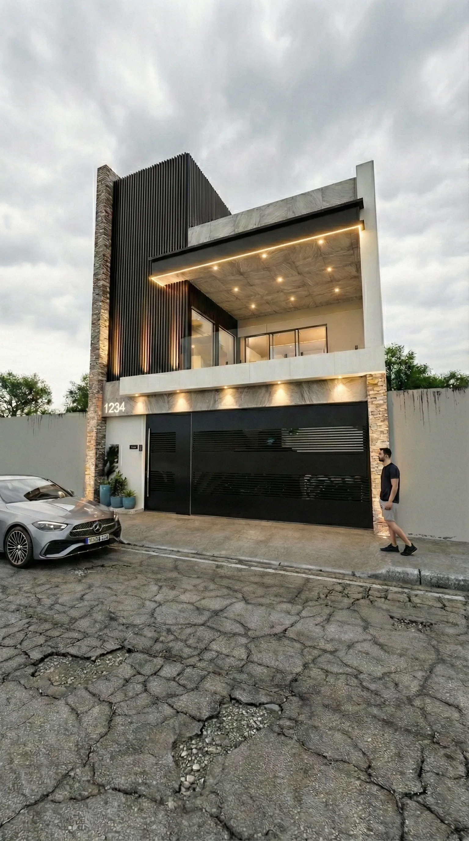Residência G&E — projeto de arquitetura por Caique Lima Arquitetura em Caraí - MG